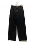 la peau de gem（ラポドゥジェム）の古着「button slacks」｜ブラック