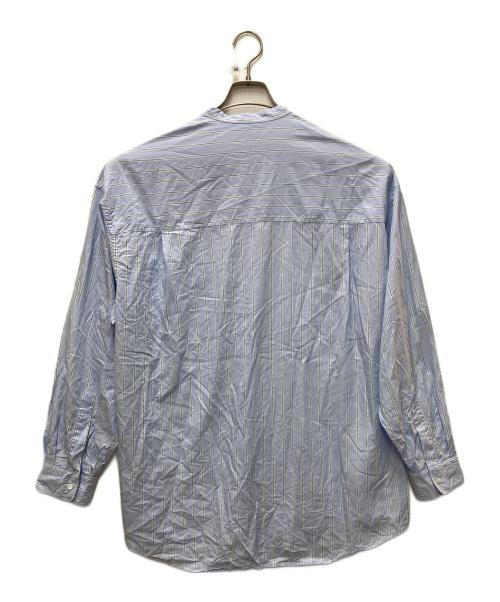 Graphpaper（グラフペーパー）Graphpaper (グラフペーパー) 26SS SIDOGRAS L/S Oversized Band Collar Shirt スカイブルー サイズ:1の古着・服飾アイテム