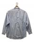 Graphpaper（グラフペーパー）の古着「26SS SIDOGRAS L/S Oversized Band Collar Shirt」｜スカイブルー