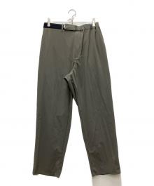 Graphpaper（グラフペーパー）の古着「26SS Flex Tricot Wide Tapered Chef Pants」｜グレー