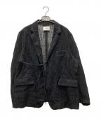la peau de gemラポドゥジェム）の古着「dry mesh jacket la」｜ブラック