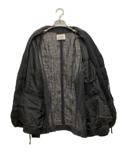 la peau de gem（ラポドゥジェム）la peau de gem (ラポドゥジェム) dry mesh jacket la ブラック サイズ:FREEの古着・服飾アイテム