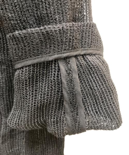 la peau de gem（ラポドゥジェム）la peau de gem (ラポドゥジェム) dry mesh jacket la ブラック サイズ:FREEの古着・服飾アイテム