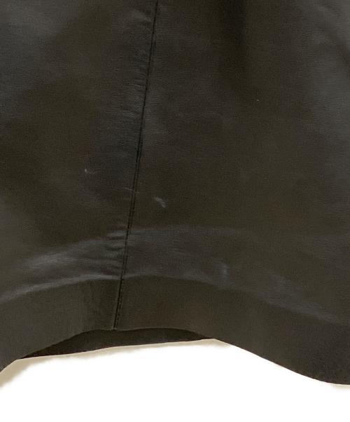 BACCA（バッカ）BACCA (バッカ) ラムレザー サイドスリットロングスカート ブラック サイズ:36の古着・服飾アイテム