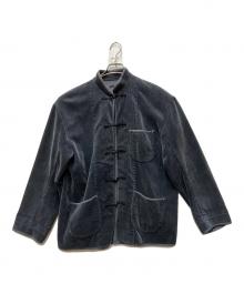 Porter Classic（ポータークラシック）の古着「コーデュロイチャイナジャケット」｜ブラック