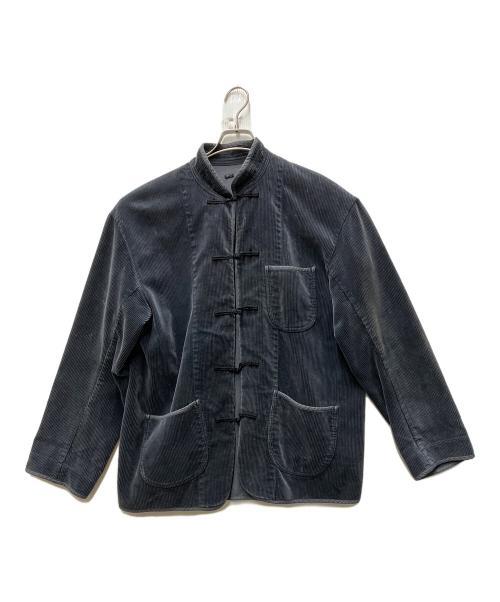 Porter Classic（ポータークラシック）Porter Classic (ポータークラシック) コーデュロイチャイナジャケット ブラック サイズ:3の古着・服飾アイテム