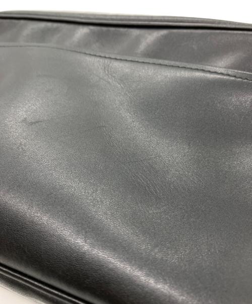 PORTER（ポーター）PORTER (ポーター) SORT レザークラッチバッグ ブラックの古着・服飾アイテム