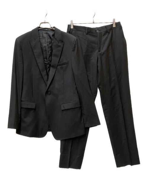 EMPORIO ARMANI（エンポリオ アルマーニ）EMPORIO ARMANI (エンポリオ アルマーニ) シングルボタンセットアップ ブラック サイズ:50の古着・服飾アイテム