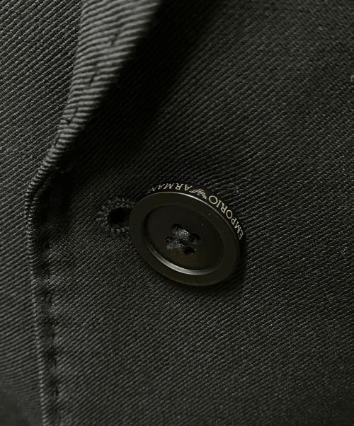 EMPORIO ARMANI（エンポリオ アルマーニ）EMPORIO ARMANI (エンポリオ アルマーニ) シングルボタンセットアップ ブラック サイズ:50の古着・服飾アイテム