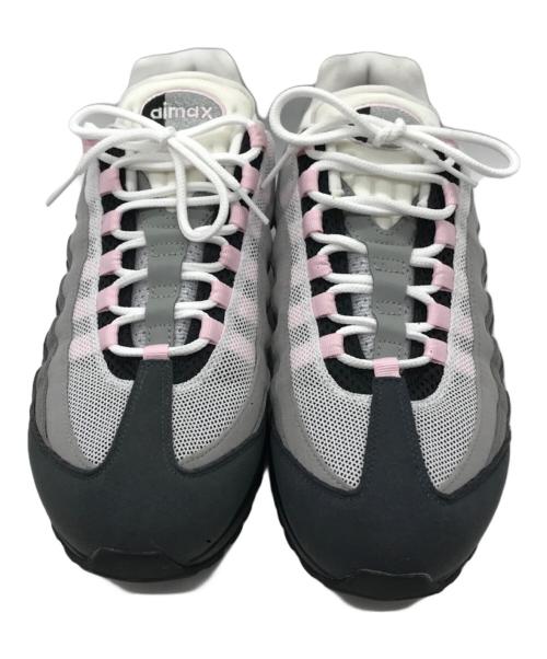 NIKE（ナイキ）NIKE (ナイキ) W AIR MAX 95 OG グレー×ピンク サイズ:27.5の古着・服飾アイテム