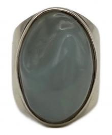 R.ALAGAN（ララガン）の古着「BOROCCO RING  jadeite」｜シルバー×スカイブルー