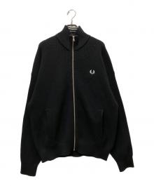 FRED PERRY×BEAMS（フレッドペリー×ビームス）の古着「別注ドライバーズニット」｜ブラック
