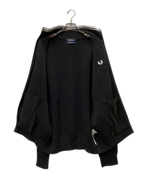 FRED PERRY（フレッドペリー）FRED PERRY (フレッドペリー) BEAMS (ビームス) 別注ドライバーズニット ブラック サイズ:Mの古着・服飾アイテム