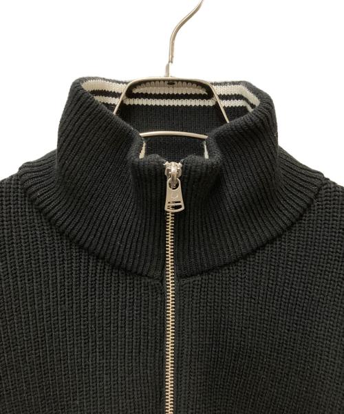 FRED PERRY（フレッドペリー）FRED PERRY (フレッドペリー) BEAMS (ビームス) 別注ドライバーズニット ブラック サイズ:Mの古着・服飾アイテム
