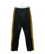 adidasアディダス）の古着「KNIT TRACK PANTS」｜ブラック×イエロー