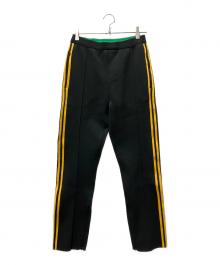 adidas（アディダス）の古着「KNIT TRACK PANTS」｜ブラック×イエロー