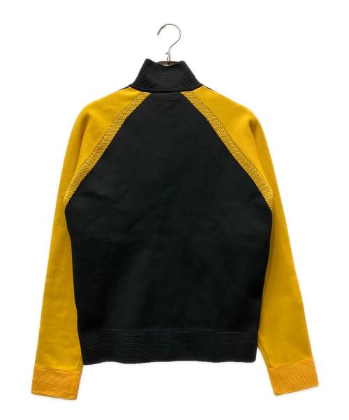 adidas（アディダス）adidas (アディダス) Knit Track Jacket ブラック×イエロー サイズ:XSの古着・服飾アイテム