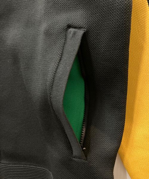 adidas（アディダス）adidas (アディダス) Knit Track Jacket ブラック×イエロー サイズ:XSの古着・服飾アイテム