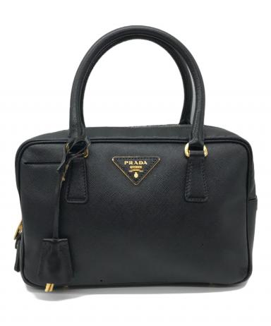 中古・古着通販】PRADA (プラダ) サフィアーノ ラックス ミニボストン