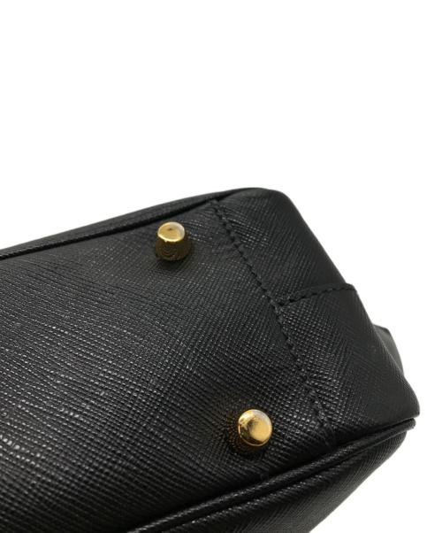 PRADA（プラダ）PRADA (プラダ) サフィアーノ ラックス ミニボストンバッグ ブラックの古着・服飾アイテム