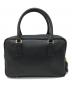 PRADA (プラダ) サフィアーノ ラックス ミニボストンバッグ ブラック：110000円