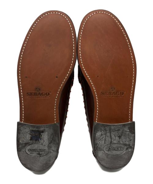 SEBAGO（セバゴ）SEBAGO (セバゴ) ALANUI (アラヌイ) びーずコインローファー ブラウン サイズ:26.5cmの古着・服飾アイテム