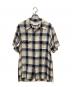 SUGARHILL（シュガーヒル）の古着「OMBRE HALF SLEEVE SHIRTS」｜ホワイト×ネイビー