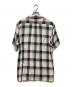 SUGARHILL (シュガーヒル) OMBRE HALF SLEEVE SHIRTS ホワイト×ネイビー サイズ:2：13000円