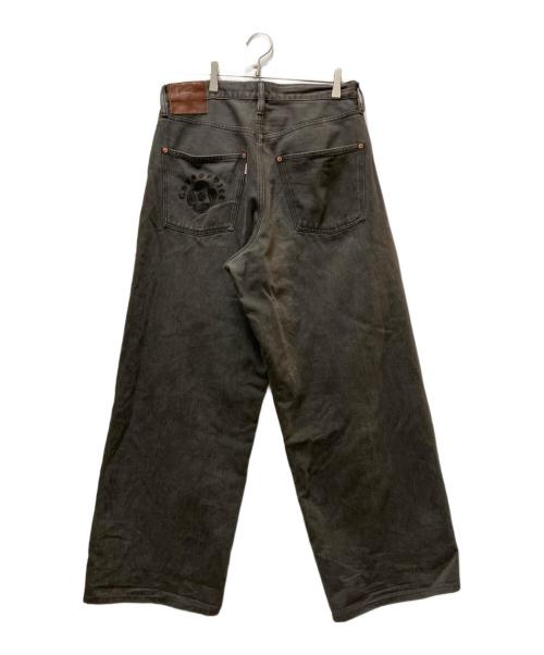 carservice（カーサービス）carservice (カーサービス) SUGARHILL (シュガーヒル) 26SS CS MODERN DENIM WIDE CUT ブラック サイズ:32の古着・服飾アイテム