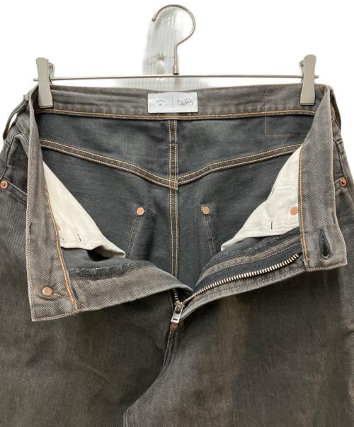 carservice（カーサービス）carservice (カーサービス) SUGARHILL (シュガーヒル) 26SS CS MODERN DENIM WIDE CUT ブラック サイズ:32の古着・服飾アイテム