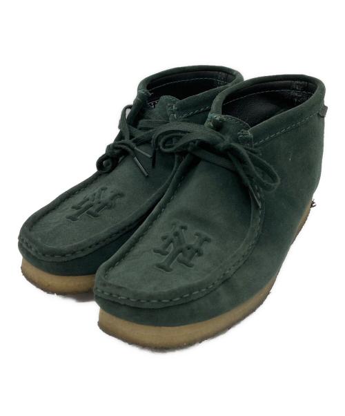 CLARKS（クラークス）CLARKS (クラークス) KITH (キス) YANKEES (ヤンキース) コラボロゴwallabee  BT グリーン サイズ:42の古着・服飾アイテム