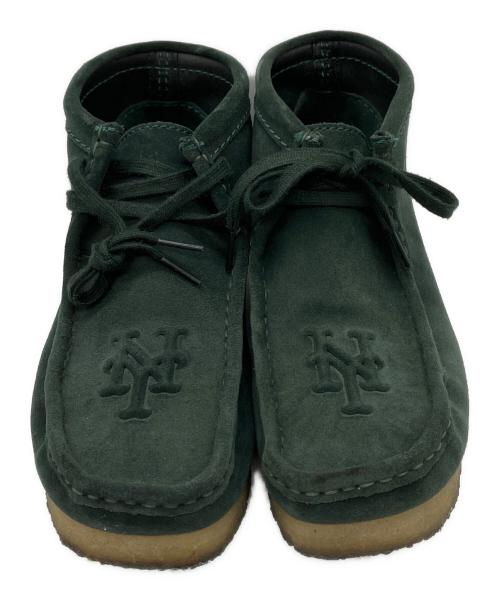 CLARKS（クラークス）CLARKS (クラークス) KITH (キス) YANKEES (ヤンキース) コラボロゴwallabee  BT グリーン サイズ:42の古着・服飾アイテム