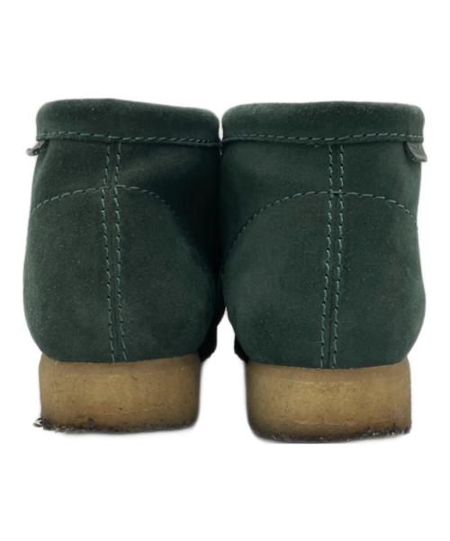 CLARKS（クラークス）CLARKS (クラークス) KITH (キス) YANKEES (ヤンキース) コラボロゴwallabee  BT グリーン サイズ:42の古着・服飾アイテム
