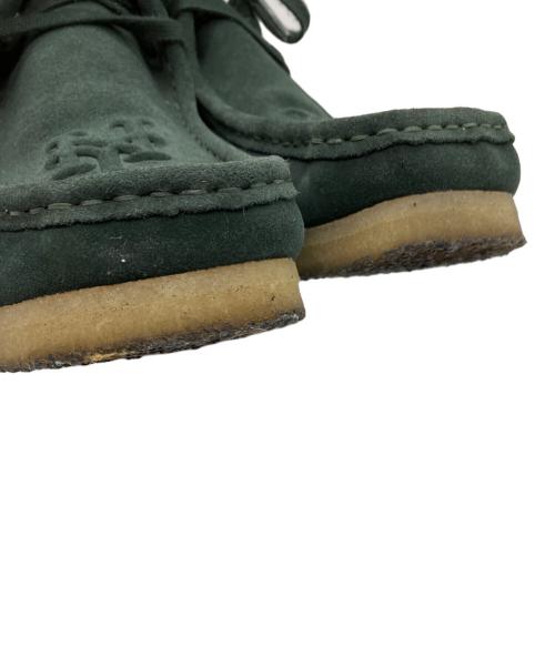 CLARKS（クラークス）CLARKS (クラークス) KITH (キス) YANKEES (ヤンキース) コラボロゴwallabee  BT グリーン サイズ:42の古着・服飾アイテム