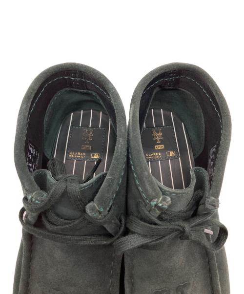 CLARKS（クラークス）CLARKS (クラークス) KITH (キス) YANKEES (ヤンキース) コラボロゴwallabee  BT グリーン サイズ:42の古着・服飾アイテム