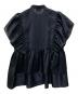 UNITED ARROWS TOKYO (ユナイテッドアローズトウキョウ) 26SS シルキー ギャザー フリルブラウス ‐ウォッシャブル‐ ネイビー サイズ:FREE：9000円