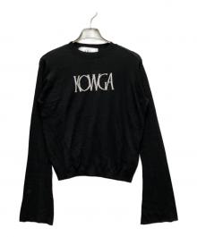 KOWGA（コウガ）の古着「OG LOGO HIGH GAUGE KINIT TOP」｜ブラック