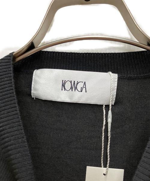 KOWGA（コウガ）KOWGA (コウガ) OG LOGO HIGH GAUGE KINIT TOP ブラック サイズ:FREEの古着・服飾アイテム