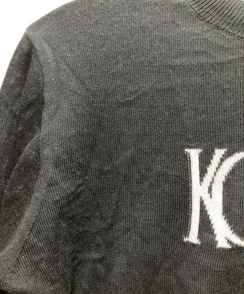 KOWGA（コウガ）KOWGA (コウガ) OG LOGO HIGH GAUGE KINIT TOP ブラック サイズ:FREEの古着・服飾アイテム