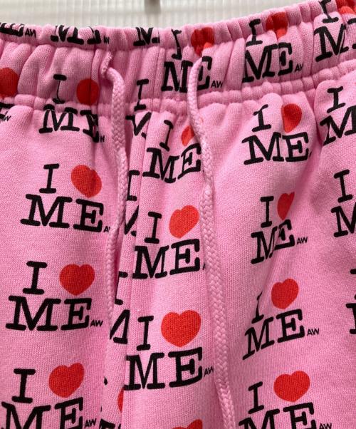 ASHLEY WILLIAMS（アシュリーウィリアムズ）ASHLEY WILLIAMS (アシュリーウィリアムズ) I LOVE ME スウェットパンツ ピンク サイズ:XSの古着・服飾アイテム