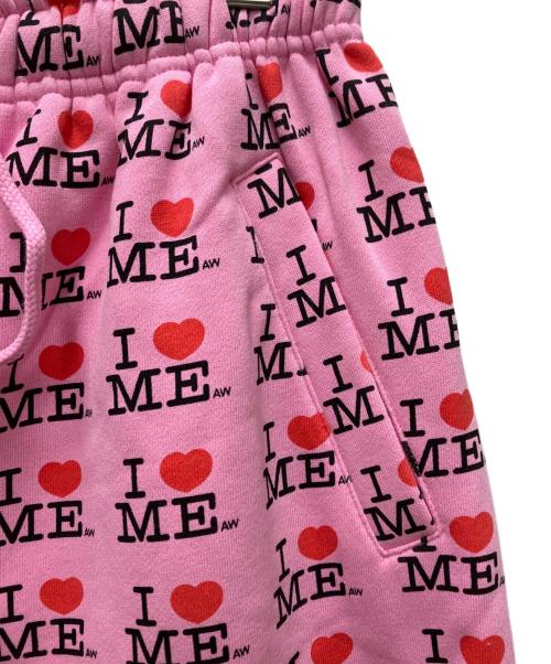ASHLEY WILLIAMS（アシュリーウィリアムズ）ASHLEY WILLIAMS (アシュリーウィリアムズ) I LOVE ME スウェットパンツ ピンク サイズ:XSの古着・服飾アイテム
