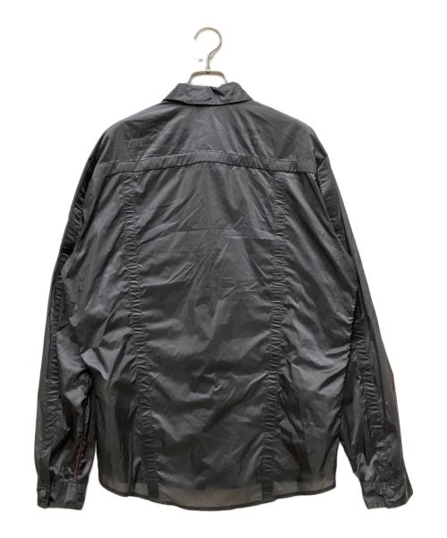 DIESEL（ディーゼル）DIESEL (ディーゼル) s-denning-wrc シアーオーバーサイズシャツ グレー サイズ:Lの古着・服飾アイテム