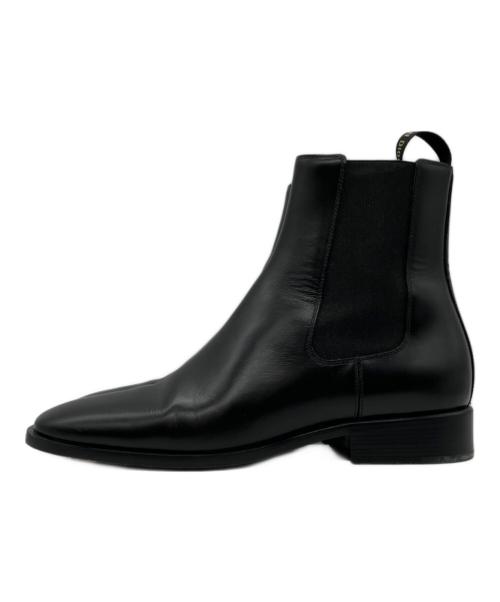Christian Dior（クリスチャン ディオール）Christian Dior (クリスチャン ディオール) スクエアトゥサイドゴアブーツ ブラック サイズ:36Dの古着・服飾アイテム