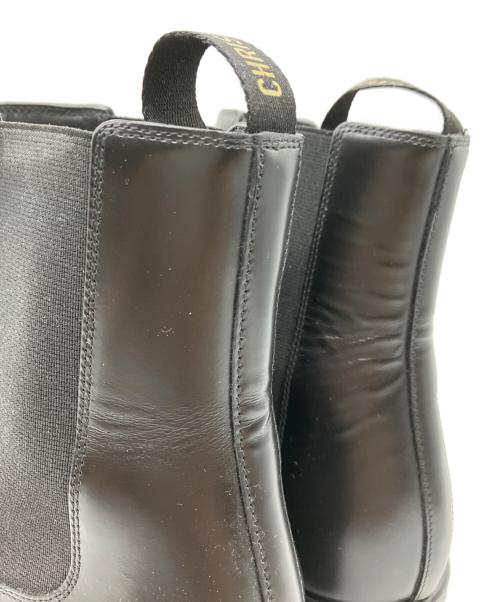 Christian Dior（クリスチャン ディオール）Christian Dior (クリスチャン ディオール) スクエアトゥサイドゴアブーツ ブラック サイズ:36Dの古着・服飾アイテム