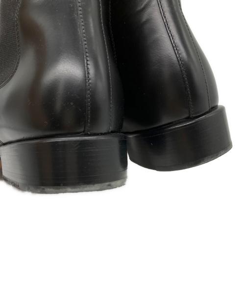 Christian Dior（クリスチャン ディオール）Christian Dior (クリスチャン ディオール) スクエアトゥサイドゴアブーツ ブラック サイズ:36Dの古着・服飾アイテム