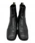 Christian Dior (クリスチャン ディオール) スクエアトゥサイドゴアブーツ ブラック サイズ:36D：25000円