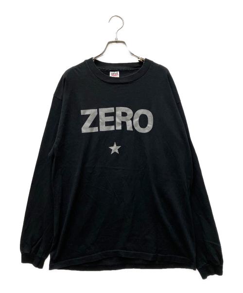 the smashing pumpkins（スマッシングパンプキンズ）the smashing pumpkins (スマッシングパンプキンズ) 90’s ZERO ロングスリーブカットソー ブラック サイズ:XLの古着・服飾アイテム
