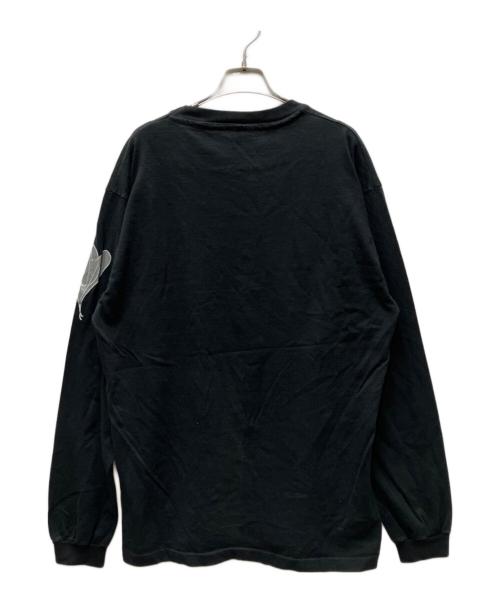 the smashing pumpkins（スマッシングパンプキンズ）the smashing pumpkins (スマッシングパンプキンズ) 90’s ZERO ロングスリーブカットソー ブラック サイズ:XLの古着・服飾アイテム