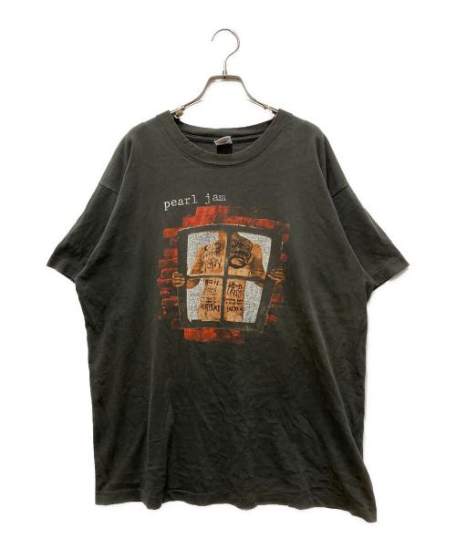 pearl jam（パール・ジャム）pearl jam (パール・ジャム) 90's  WINDOW PAIN TEE ブラック サイズ:XLの古着・服飾アイテム