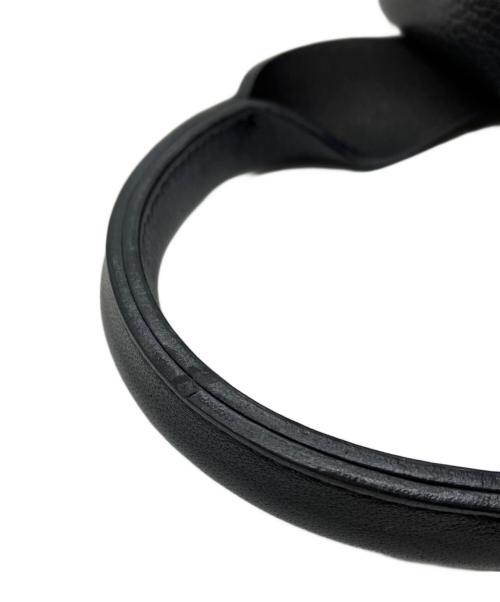 BIGOTRE（ビゴター）BIGOTRE (ビゴター) CARNE BOLLENTE (カルネボレンテ) ペイントレザーハンドバッグ ブラックの古着・服飾アイテム